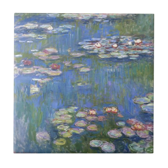 Claude Monet / Vatten Lilies Kakelplatta (Framsidan)