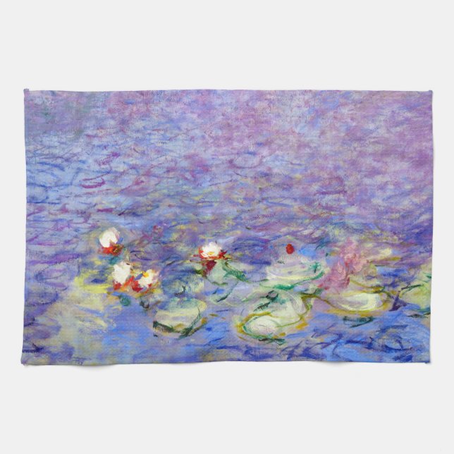 Claude Monet - Vatten Lilies Kökshandduk (Horisontell)