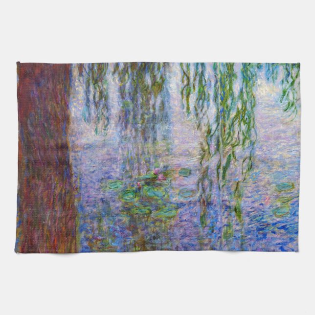 Claude Monet - Vatten Lilies Kökshandduk (Horisontell)