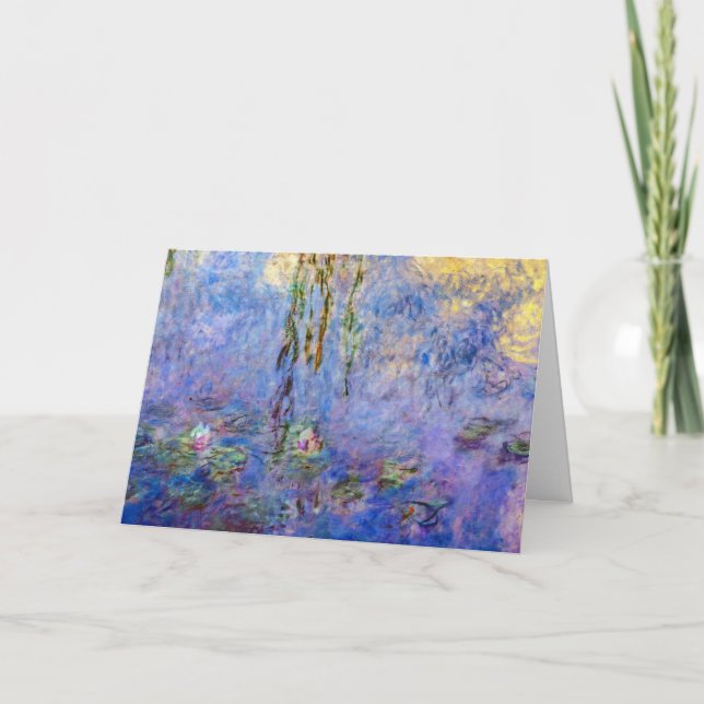 Claude Monet - Vatten Lilies Kort (Framsida)