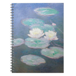 Claude Monet - Vatten Lilies, kvällseffekt Anteckningsbok