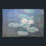 Claude Monet - Vatten Lilies, kvällseffekt Kökshandduk<br><div class="desc">Vatten Lilies,  kvällseffekt / Nympheas,  Effet du soir - Claude Monet,  Oil on Canvas,  1897</div>