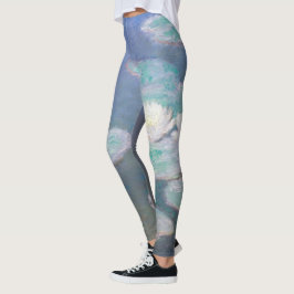 Claude Monet - Vatten Lilies, kvällseffekt Leggings