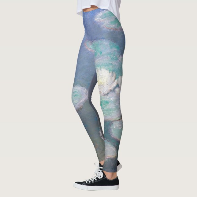 Claude Monet - Vatten Lilies, kvällseffekt Leggings (Vänster)