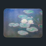 Claude Monet - Vatten Lilies, kvällseffekt Magnet<br><div class="desc">Vatten Lilies,  kvällseffekt / Nympheas,  Effet du soir - Claude Monet,  Oil on Canvas,  1897</div>