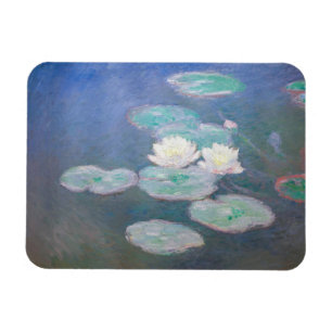 Claude Monet - Vatten Lilies, kvällseffekt Magnet