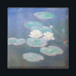 Claude Monet - Vatten Lilies, kvällseffekt Magnet<br><div class="desc">Vatten Lilies,  kvällseffekt / Nympheas,  Effet du soir - Claude Monet,  Oil on Canvas,  1897</div>
