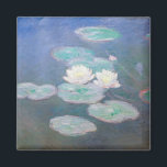 Claude Monet - Vatten Lilies, kvällseffekt Magnet<br><div class="desc">Vatten Lilies,  kvällseffekt / Nympheas,  Effet du soir - Claude Monet,  Oil on Canvas,  1897</div>