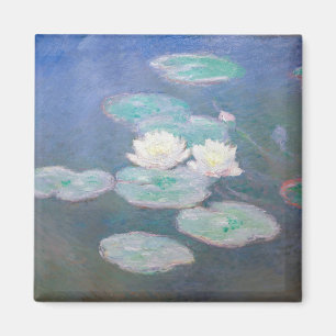 Claude Monet - Vatten Lilies, kvällseffekt Magnet