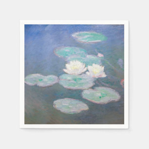 Claude Monet - Vatten Lilies, kvällseffekt Pappersservett