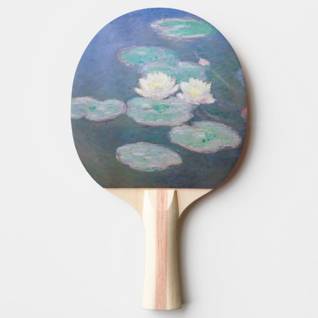 Claude Monet - Vatten Lilies, kvällseffekt Pingisracket (Framsidan)