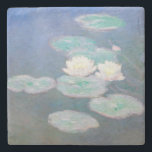 Claude Monet - Vatten Lilies, kvällseffekt Stenunderlägg<br><div class="desc">Vatten Lilies,  kvällseffekt / Nympheas,  Effet du soir - Claude Monet,  Oil on Canvas,  1897</div>