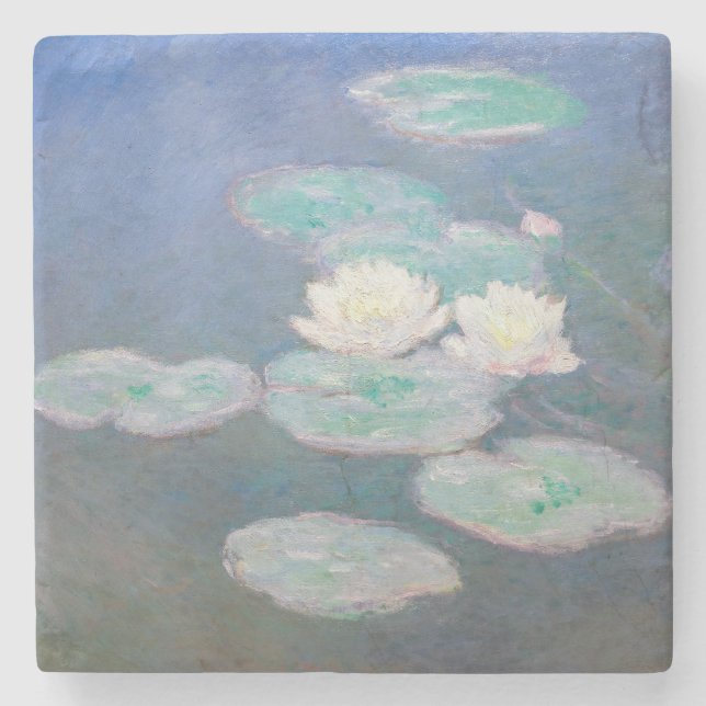Claude Monet - Vatten Lilies, kvällseffekt Stenunderlägg (Framsidan)