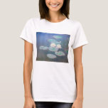 Claude Monet - Vatten Lilies, kvällseffekt T Shirt<br><div class="desc">Vatten Lilies,  kvällseffekt / Nympheas,  Effet du soir - Claude Monet,  Oil on Canvas,  1897</div>
