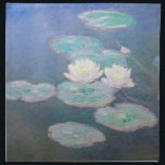 Claude Monet - Vatten Lilies, kvällseffekt Tygservett<br><div class="desc">Vatten Lilies,  kvällseffekt / Nympheas,  Effet du soir - Claude Monet,  Oil on Canvas,  1897</div>