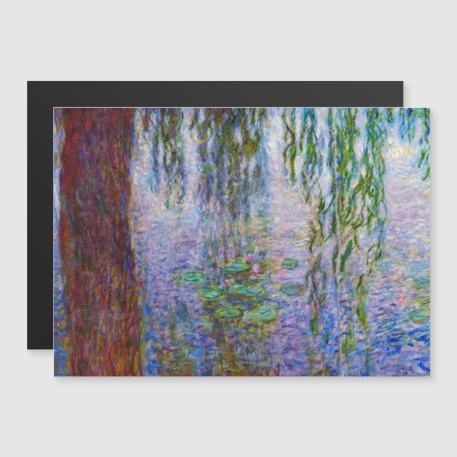 Claude Monet - Vatten Lilies Magnetic Card (Fram/baksida)