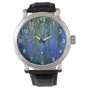 Claude Monet - Vatten Lilies med viftpil Armbandsur