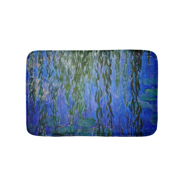 Claude Monet - Vatten Lilies med viftpil Badrumsmatta (Framsidan)