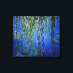 Claude Monet - Vatten Lilies med viftpil Canvastryck<br><div class="desc">Vatten Lilies with weeping willow grenar / Nympheas avec rameaux de saule av Claude Monet 1916-1919</div>