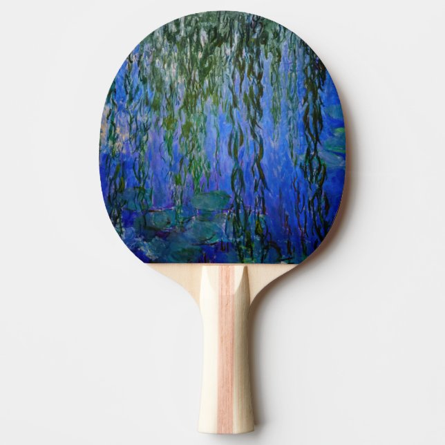Claude Monet - Vatten Lilies med viftpil Pingisracket (Framsidan)