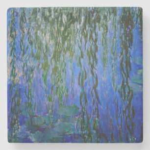 Claude Monet - Vatten Lilies med viftpil Stenunderlägg