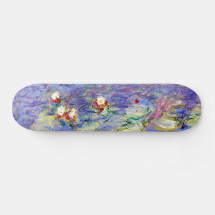 Claude Monet - Vatten Lilies Mini Skateboard Bräda 18,5 Cm
