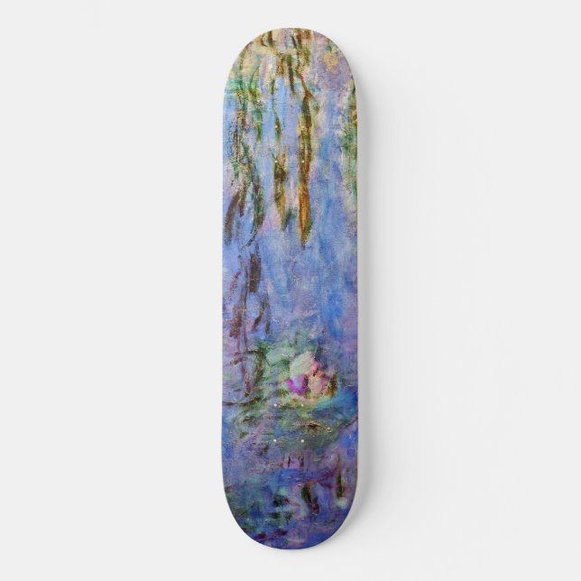 Claude Monet - Vatten Lilies Mini Skateboard Bräda 18,5 Cm (Framsida)