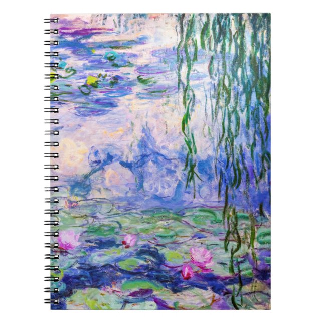 Claude Monet - Vatten Lilies / Nympheas 1919 Anteckningsbok (Framsidan)