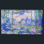 Claude Monet - Vatten Lilies / Nympheas 1919 Bordskorthållare<br><div class="desc">Vatten Lilies / Nympheas (W.1852) - Claude Monet,  Oil on Canvas,  1916-1919</div>