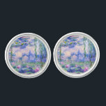 Claude Monet - Vatten Lilies / Nympheas 1919 Cufflinks<br><div class="desc">Vatten Lilies / Nympheas (W.1852) - Claude Monet,  Oil on Canvas,  1916-1919</div>
