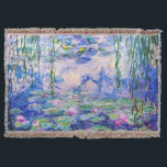 Claude Monet - Vatten Lilies / Nympheas 1919 Filt<br><div class="desc">Vatten Lilies / Nympheas (W.1852) - Claude Monet,  Oil on Canvas,  1916-1919</div>
