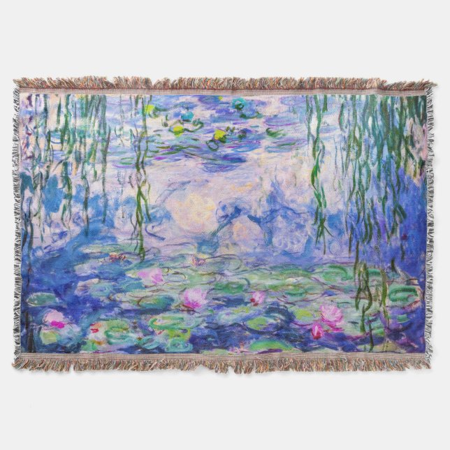Claude Monet - Vatten Lilies / Nympheas 1919 Filt (Framsidan)