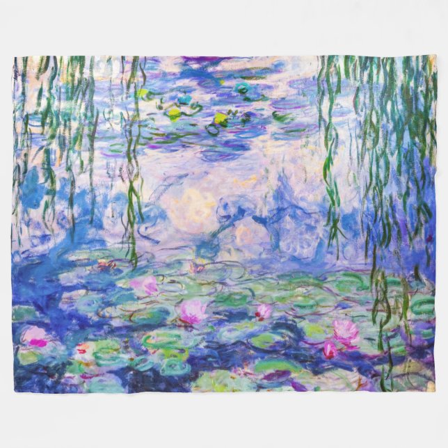 Claude Monet - Vatten Lilies / Nympheas 1919 Fleecefilt (Framsidan (Horisontell))
