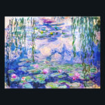 Claude Monet - Vatten Lilies / Nympheas 1919 Fototryck<br><div class="desc">Vatten Lilies / Nympheas (W.1852) - Claude Monet,  Oil on Canvas,  1916-1919</div>
