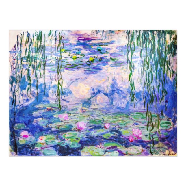 Claude Monet - Vatten Lilies / Nympheas 1919 Fototryck (Framsidan)