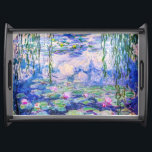 Claude Monet - Vatten Lilies / Nympheas 1919 Frukostbricka<br><div class="desc">Vatten Lilies / Nympheas (W.1852) - Claude Monet,  Oil on Canvas,  1916-1919</div>
