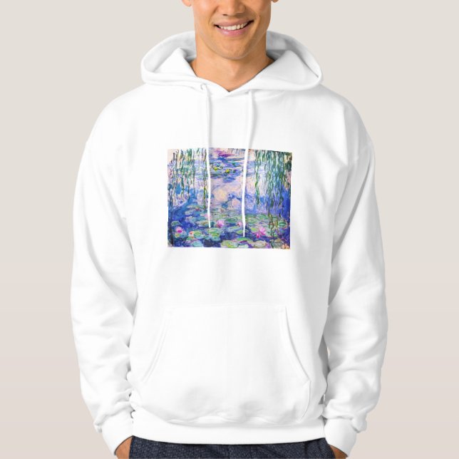 Claude Monet - Vatten Lilies / Nympheas 1919 Hoodie (Framsida)