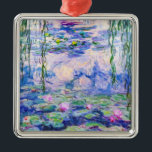 Claude Monet - Vatten Lilies / Nympheas 1919 Julgransprydnad Metall<br><div class="desc">Vatten Lilies / Nympheas (W.1852) - Claude Monet,  Oil on Canvas,  1916-1919</div>