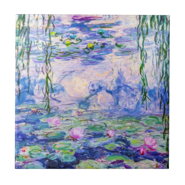 Claude Monet - Vatten Lilies / Nympheas 1919 Kakelplatta (Framsidan)