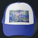 Claude Monet - Vatten Lilies / Nympheas 1919 Keps<br><div class="desc">Vatten Lilies / Nympheas (W.1852) - Claude Monet,  Oil on Canvas,  1916-1919</div>