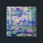 Claude Monet - Vatten Lilies / Nympheas 1919 Knapp<br><div class="desc">Vatten Lilies / Nympheas (W.1852) - Claude Monet,  Oil on Canvas,  1916-1919</div>