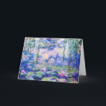 Claude Monet - Vatten Lilies / Nympheas 1919 Kort<br><div class="desc">Vatten Lilies / Nympheas (W.1852) - Claude Monet,  Oil on Canvas,  1916-1919</div>