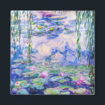 Claude Monet - Vatten Lilies / Nympheas 1919 Magnet<br><div class="desc">Vatten Lilies / Nympheas (W.1852) - Claude Monet,  Oil on Canvas,  1916-1919</div>