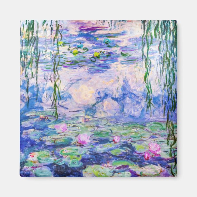 Claude Monet - Vatten Lilies / Nympheas 1919 Magnet (Framsidan)