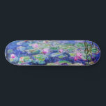 Claude Monet - Vatten Lilies / Nympheas 1919 Mini Skateboard Bräda 18,5 Cm<br><div class="desc">Vatten Lilies / Nympheas (W.1852) - Claude Monet,  Oil on Canvas,  1916-1919</div>