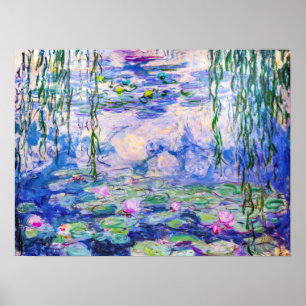 Claude Monet - Vatten Lilies / Nympheas 1919 Poster