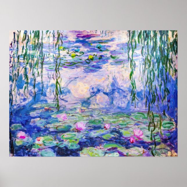 Claude Monet - Vatten Lilies / Nympheas 1919 Poster (Framsidan)