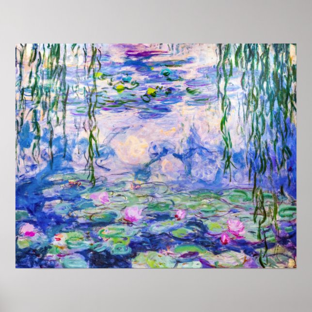 Claude Monet - Vatten Lilies / Nympheas 1919 Poster (Framsidan)
