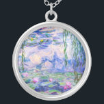 Claude Monet - Vatten Lilies / Nympheas 1919 Silverpläterat Halsband<br><div class="desc">Vatten Lilies / Nympheas (W.1852) - Claude Monet,  Oil on Canvas,  1916-1919</div>