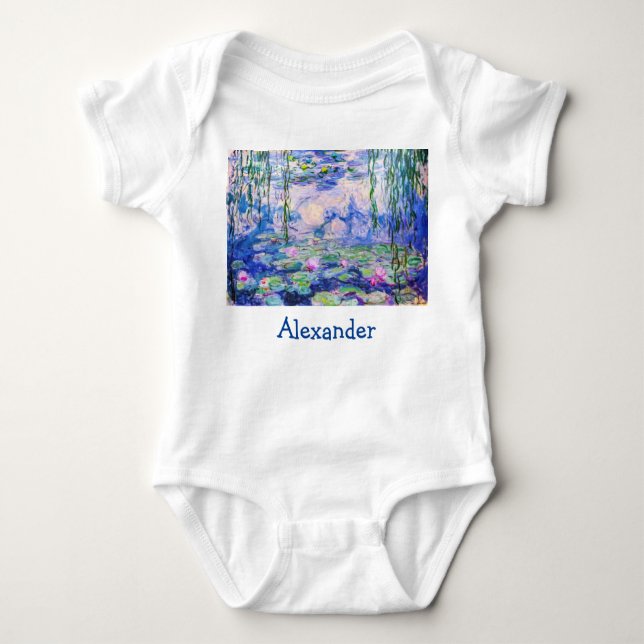 Claude Monet - Vatten Lilies / Nympheas 1919 T Shirt (Framsida)